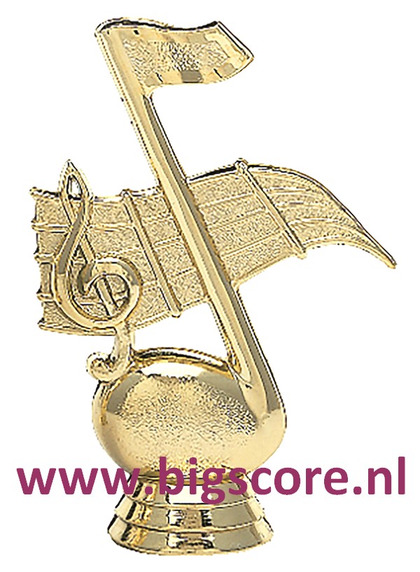 Muzieknoot Figuur 426 Goud